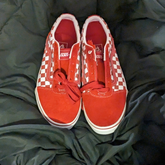 Red checkered vans Y6.0 - Picture 5 of 7
